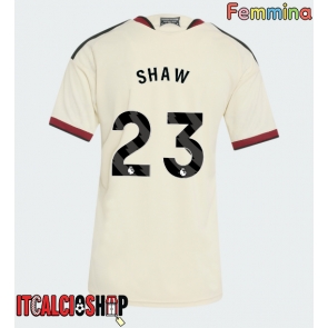 Manchester United Luke Shaw #23 Terza Maglia Femmina 2026-27 Manica Corta